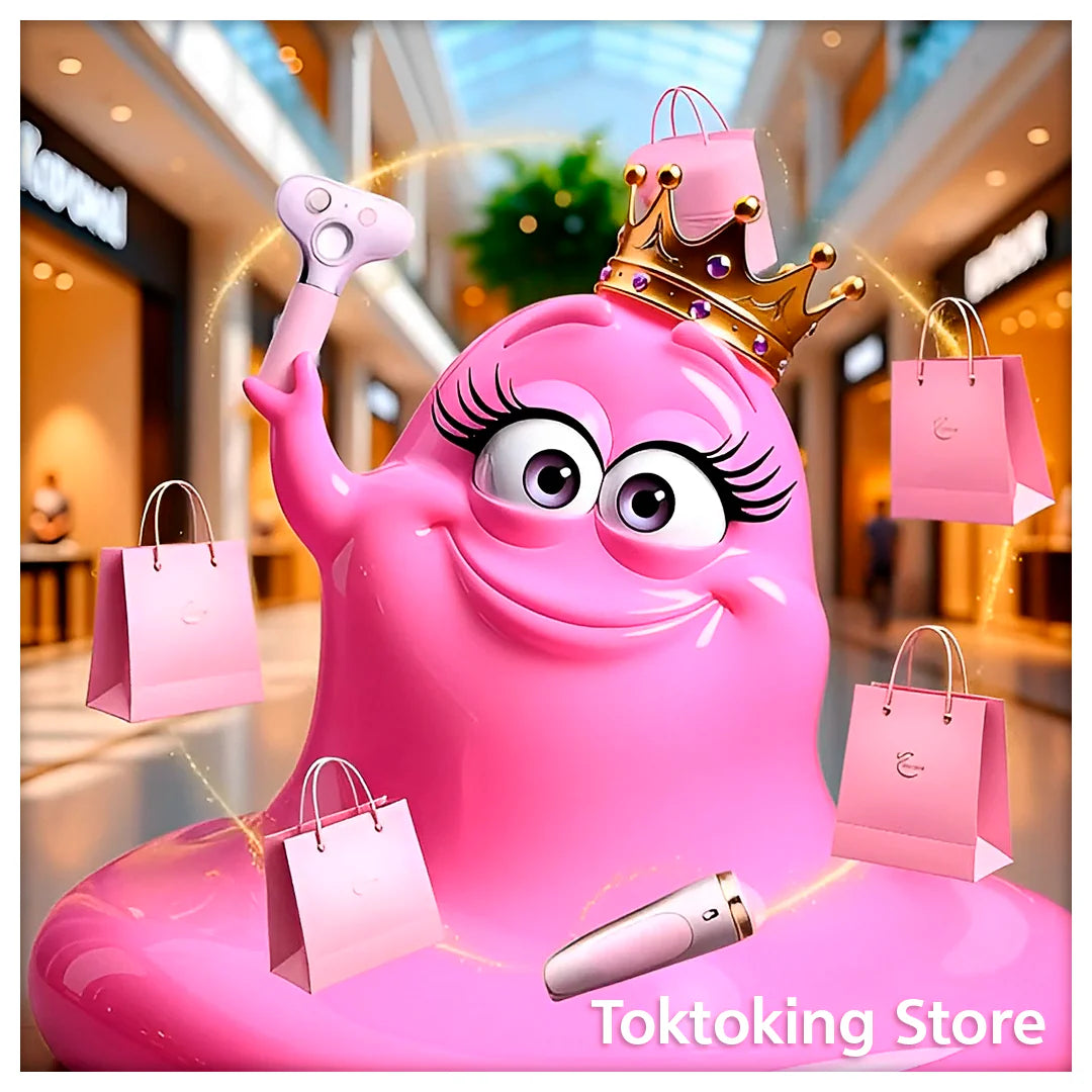 Glimba Rainha rosa apresentando presentes femininos que tocam o coração Toktoking