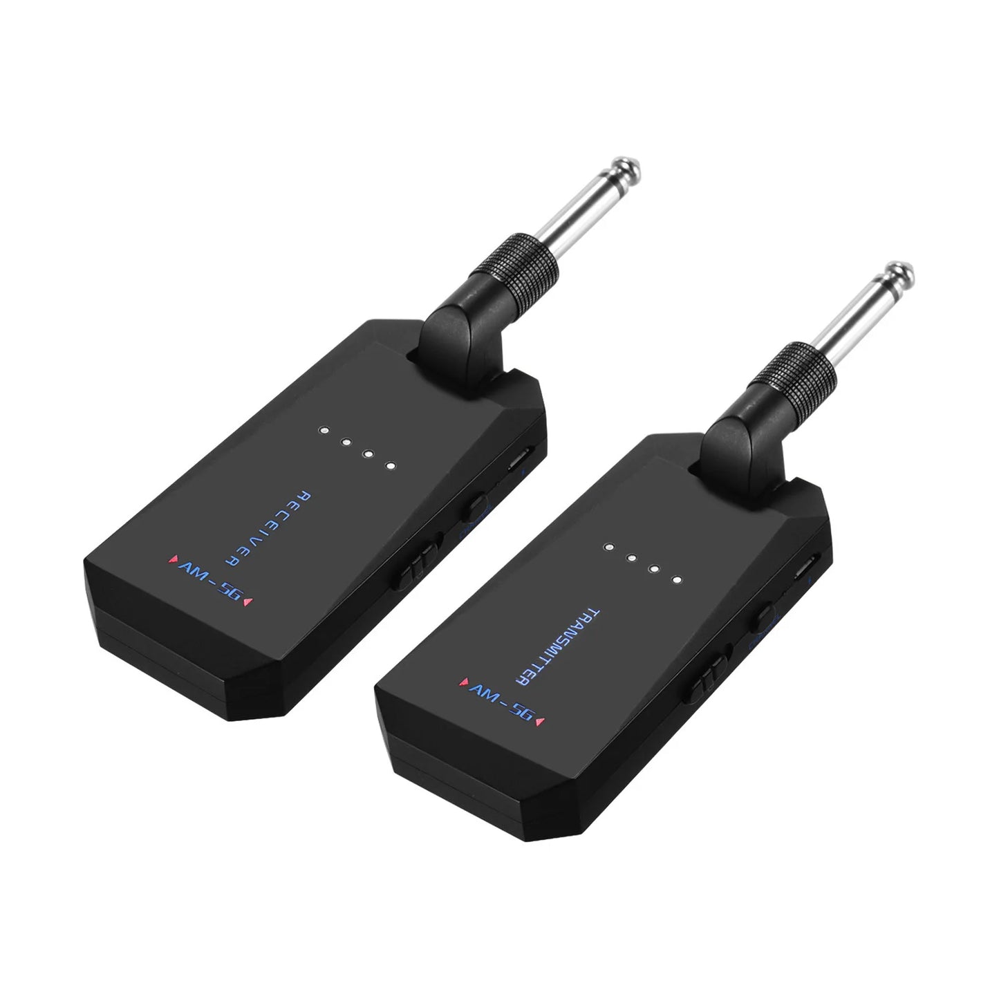 CUVAVE Transmissor e Receptor de Áudio Recarregável, Sistema de Guitarra Sem Fio, ISM Band para Amplificador de Guitarra Elétrica, WP-5G, 5.8GHz