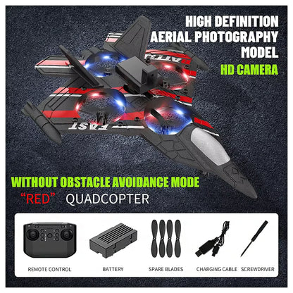 RC plane obstacle avoidance sensors close-up - crash prevention technology for safe flying