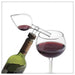 Wine aerator product detail showing universal bottle fit mechanism