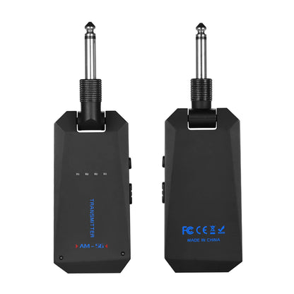 CUVAVE Transmissor e Receptor de Áudio Recarregável, Sistema de Guitarra Sem Fio, ISM Band para Amplificador de Guitarra Elétrica, WP-5G, 5.8GHz