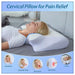 Side sleeper using butterfly neck support pillow - ergonomic design for all sleep positions