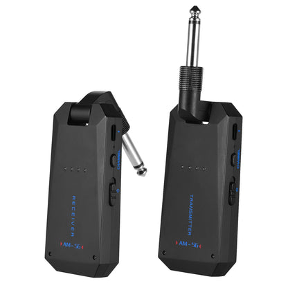 CUVAVE Transmissor e Receptor de Áudio Recarregável, Sistema de Guitarra Sem Fio, ISM Band para Amplificador de Guitarra Elétrica, WP-5G, 5.8GHz