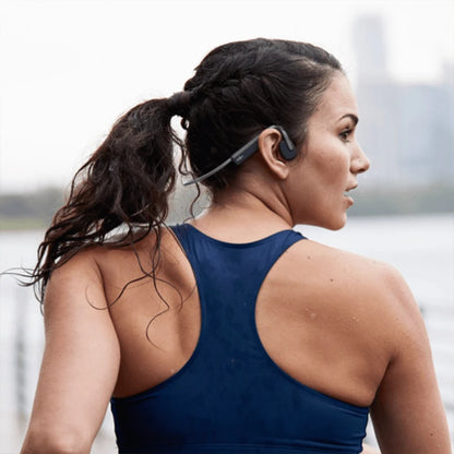 Original shokz openmov s661 fone de ouvido de condução óssea ip55 resistente à água sem fio fone de ouvido bluetooth 5.1 esporte fones de ouvido abertos