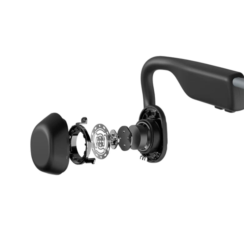 Original shokz openmov s661 fone de ouvido de condução óssea ip55 resistente à água sem fio fone de ouvido bluetooth 5.1 esporte fones de ouvido abertos