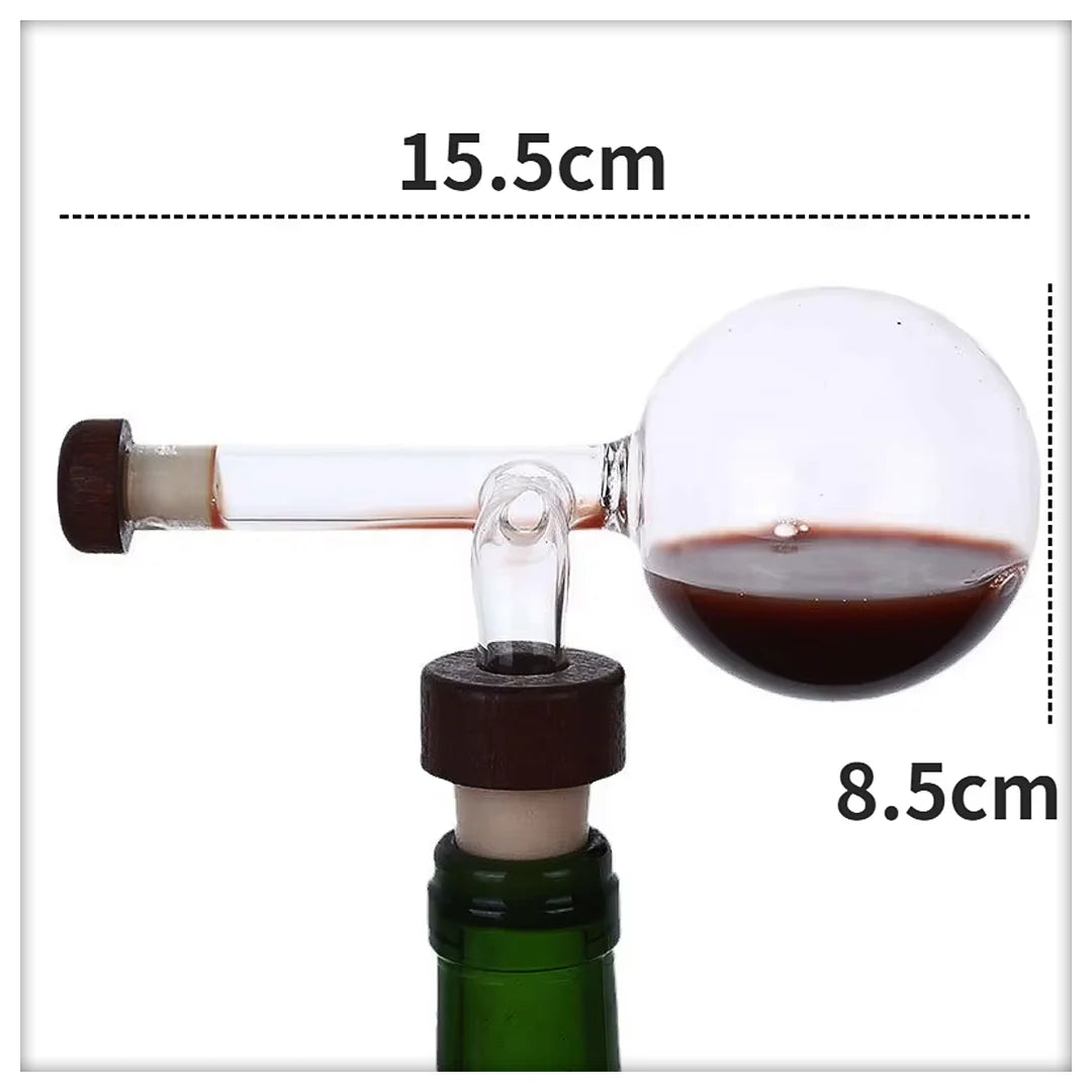 Premium wine aerator close-up showing air intake chambers and quality materials
