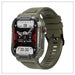 Titan smartwatch on wrist displaying heart rate monitor and health tracking features