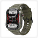 Titan smartwatch on wrist displaying heart rate monitor and health tracking features