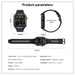 Titan military smartwatch packaging with 12-day battery life and smart assistant features