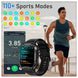Mevaden Titan smartwatch side view showing adjustable strap and ergonomic design