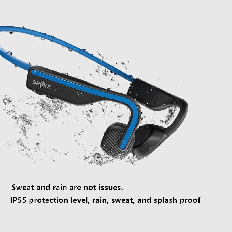 Original shokz openmov s661 fone de ouvido de condução óssea ip55 resistente à água sem fio fone de ouvido bluetooth 5.1 esporte fones de ouvido abertos