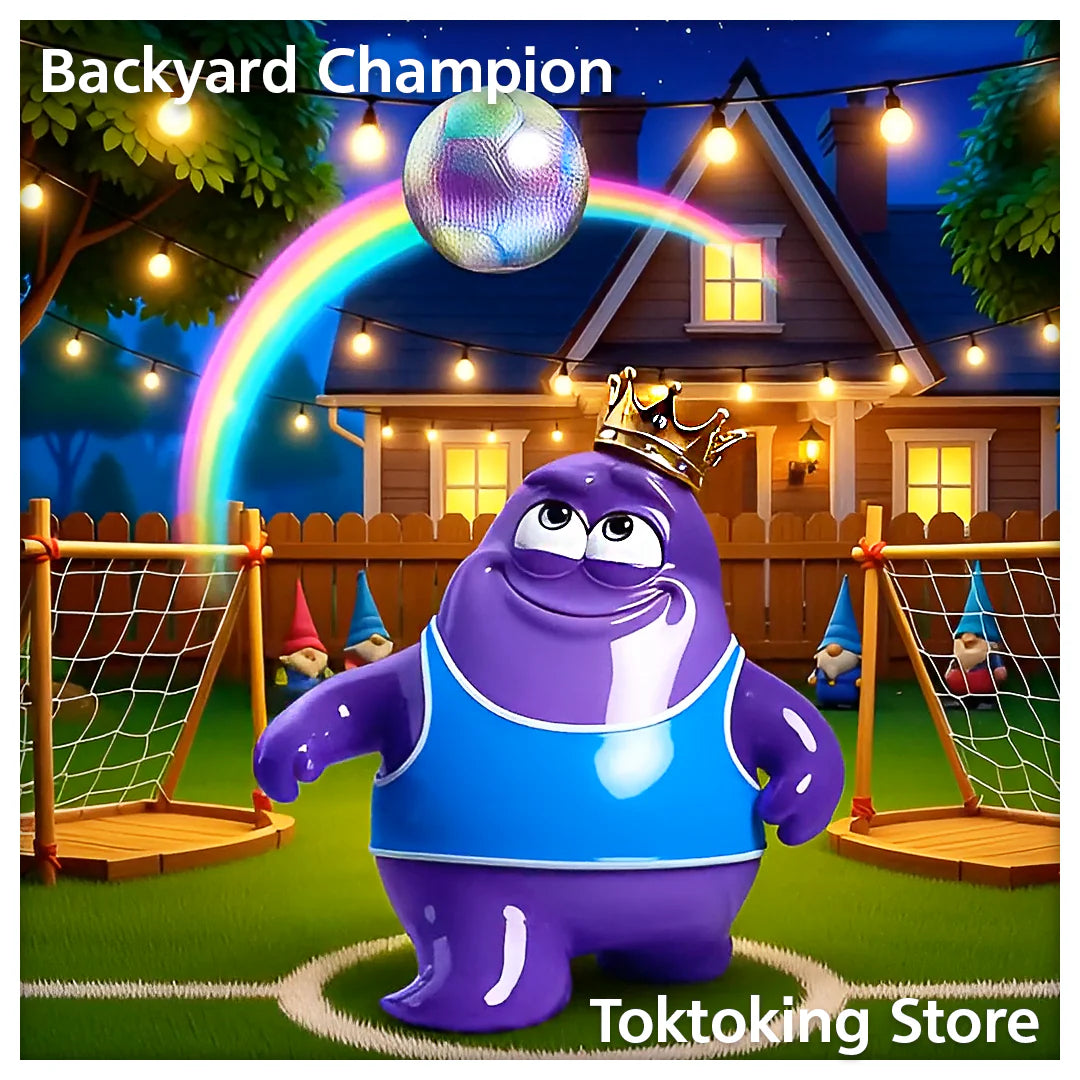 Glimbo King performing rainbow flick trick with reflective soccer ball in country house backyard at night