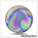 Reflective glow soccer ball size 5 with colorful luminous panels for night training and indoor outdoor use