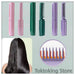 Hair transformation before and after using cordless mini straightener - Smooth sleek results from frizzy to flawless