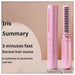 Cordless mini hair straightener safe for sensitive skin and scalp - Dermatologically tested gentle heat styling tool