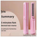 Cordless mini hair straightener safe for sensitive skin and scalp - Dermatologically tested gentle heat styling tool