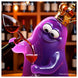 Glimbo King performing wine tasting ritual with aerator in romantic candlelit setting