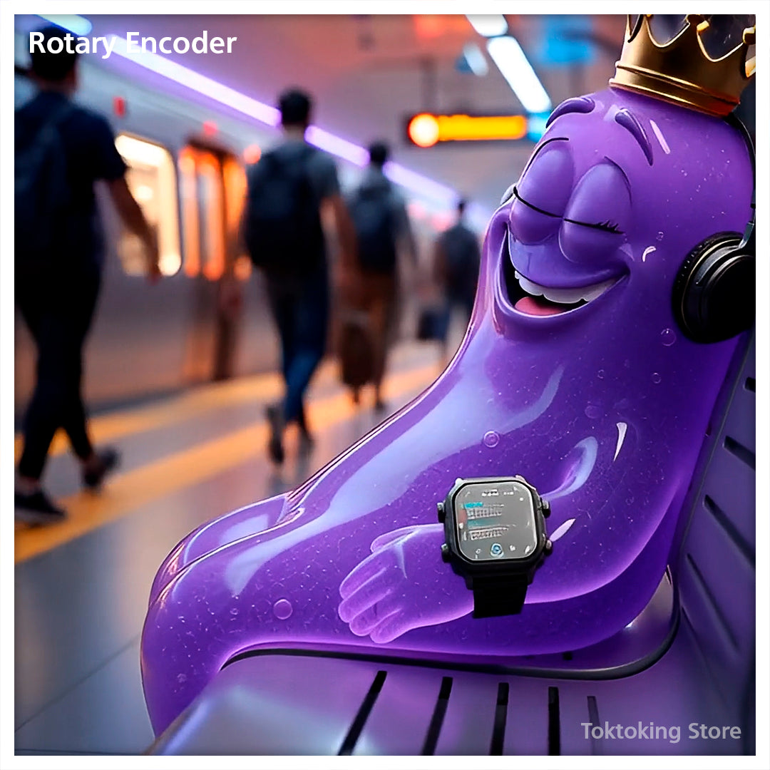Mevaden smartwatch rotary encoder button for easy navigation and control